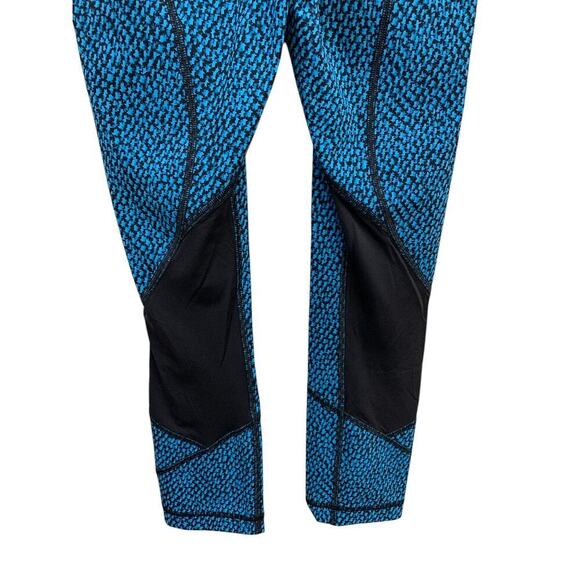 Lululemon Pace Rival Crop Scatter Star Beach Blanket Blue Black / Black SZ 2 - Picture 9 of 9